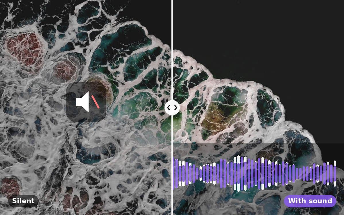 Add sound: before and after